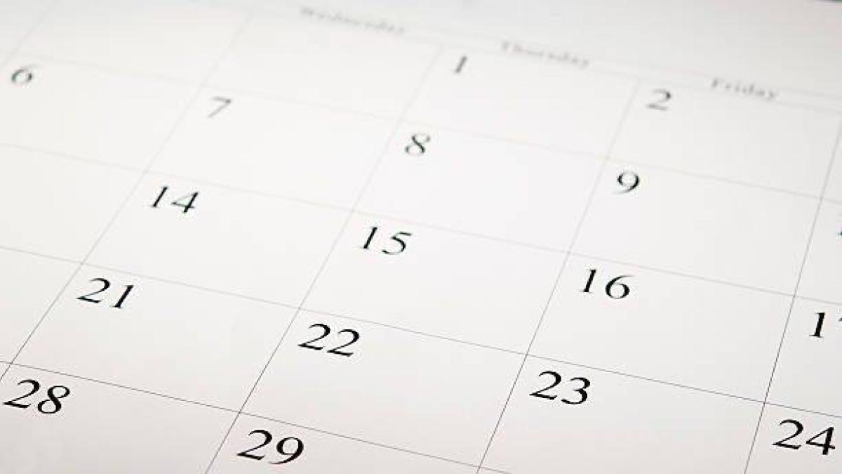 Uno por uno, en los días de descanso hasta diciembre de 2025 en el estado de Greg Abbott