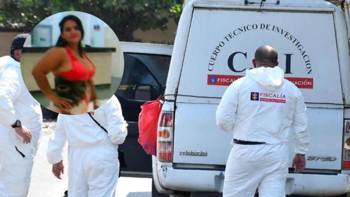 Entrega del presunto fazinicida Clary Milena Álvarez en la oficina del fiscal
