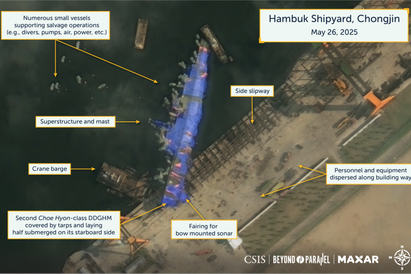 Corea del Norte quería lanzar su bote de guerra más grande y lo aflojó al mar. Todo apunta a un perpetrador: Kim Jong-un

 – Desde dentro