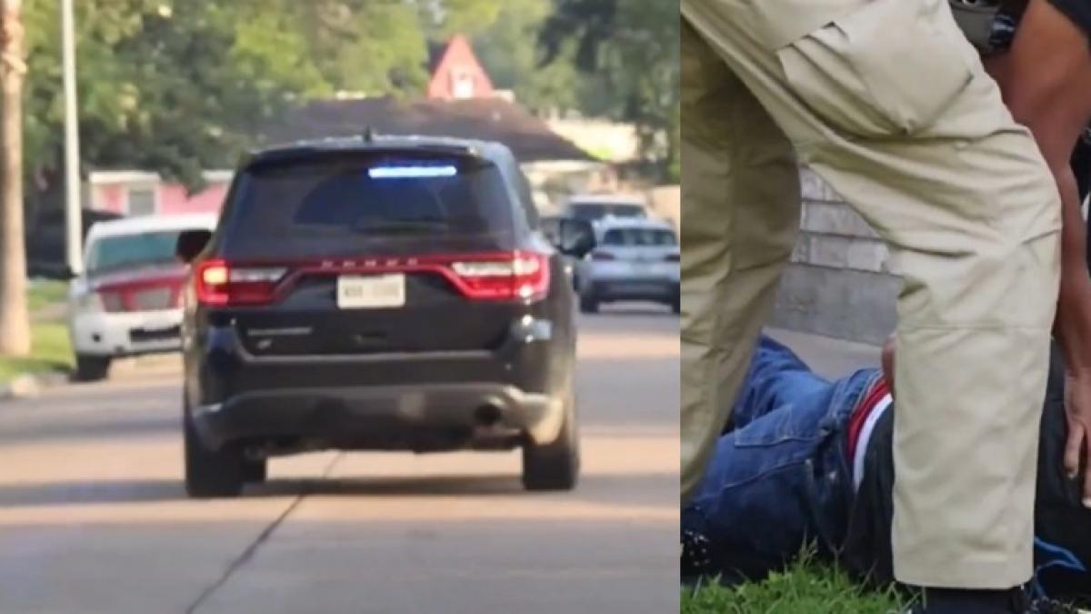 La impactante persecución de los isagentes a un migrante en Texas