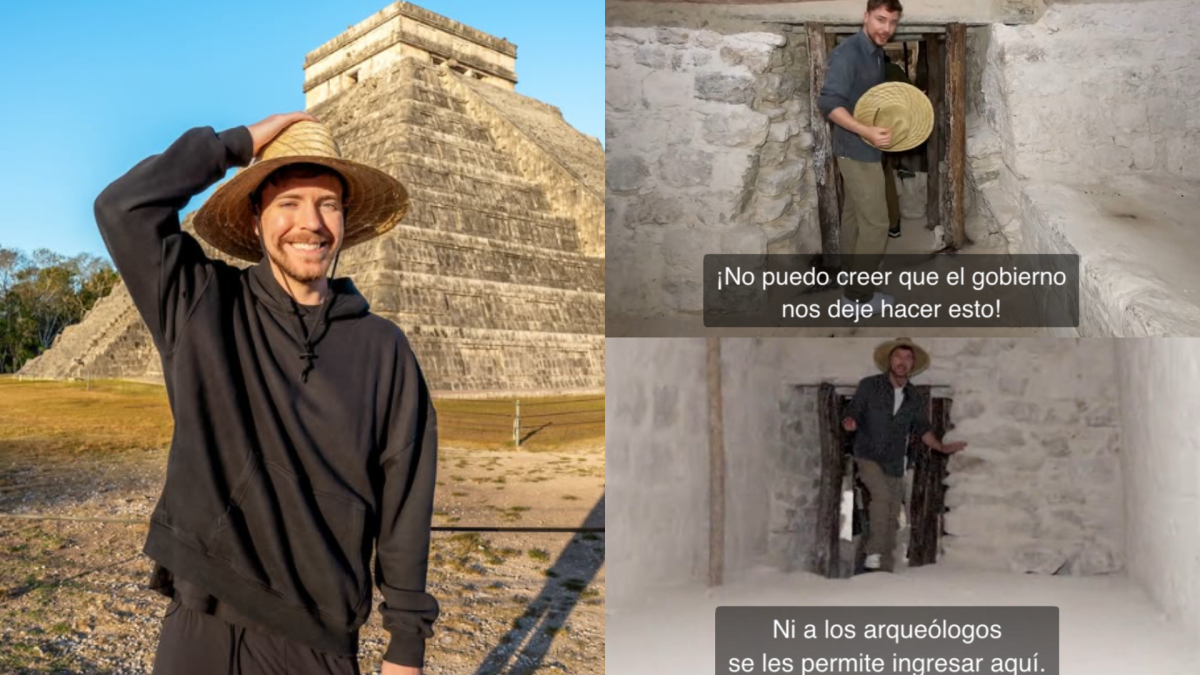 MrBeast lanzó controversia en México para visitar zonas arqueológicas; Las autoridades aseguraron que «tenía permiso»