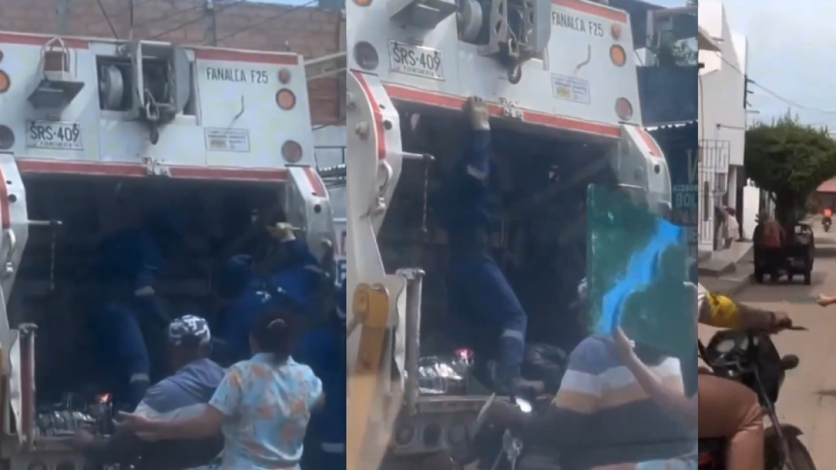El tormento de la madre para salvar el modelo de la escuela de que el error fue tomado por el camión de basura

 – Desde dentro