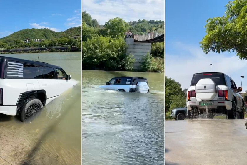 Ya hemos alado Yangwang U8 de Byd en un río. Es más impresionante de lo que imaginamos