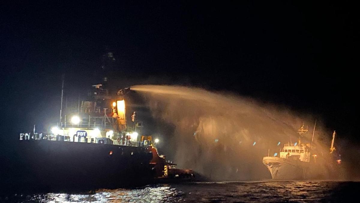 Dos periodistas colombianos viajaron en el barco