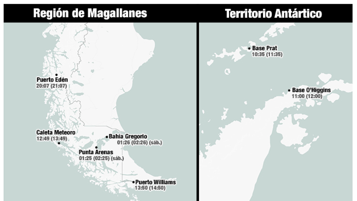 Las olas podrían alcanzar 3 metros