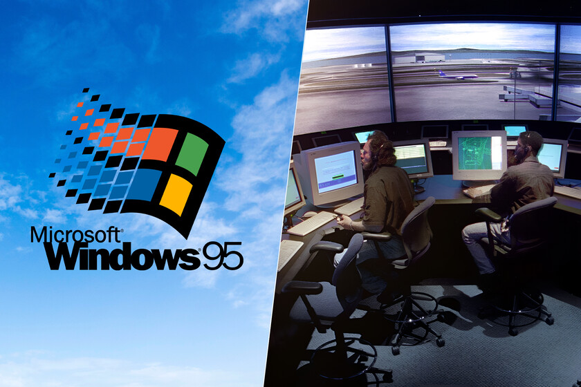 Nos estamos preparando para despedirnos de Windows 10, pero parte del control de aire de EE. UU. Todavía funciona con discos y Windows 95

 – Desde dentro