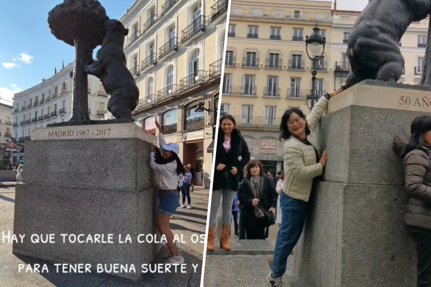 La gente ha empezado a hacer fila para tocarle el culo a la estatua del oso de Madrid. Tiene tan poco sentido como parece – Desde dentro