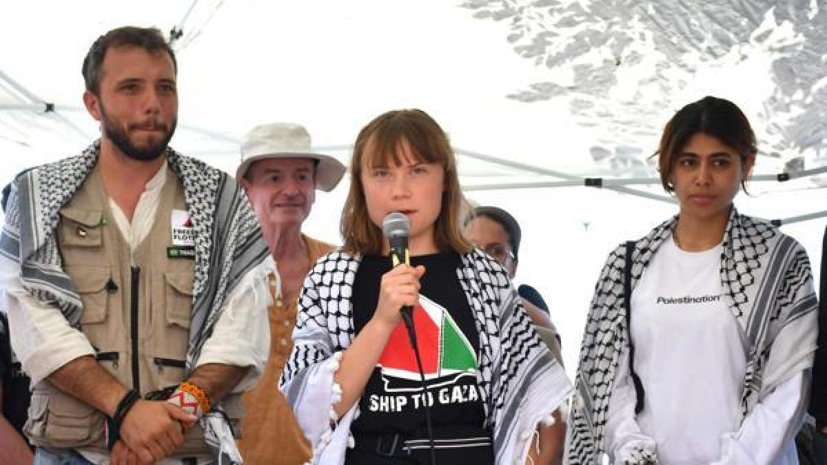 Bote humanitario donde Greta Thunberg iba a Gaza «secuestrada» por el ejército de Israel

 – Desde dentro