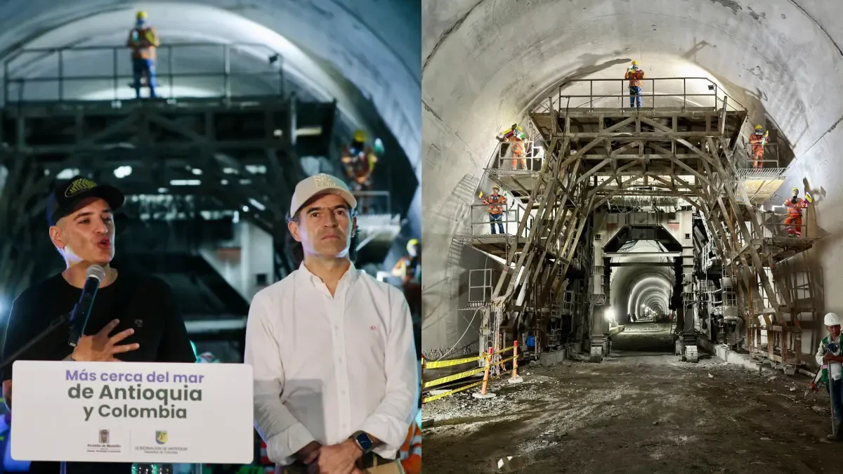 El departamento de antioquios fue responsable del túnel Toyo al 100 %, el más largo del país

 – Desde dentro