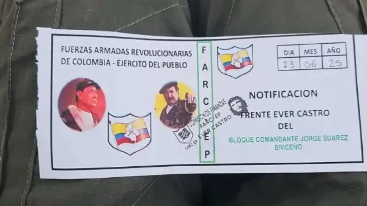 El miedo a Ariari regresa a las amenazas con los folletos de los alias disidentes «Calarcá» a los comerciantes y Finqueros

 – Desde dentro