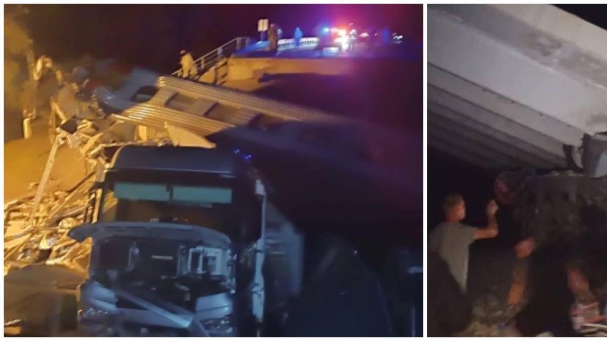 Al menos siete muertos y 30 heridos dejaron el colapso de un puente sobre un tren con 300 pasajeros en Rusia

 – Desde dentro