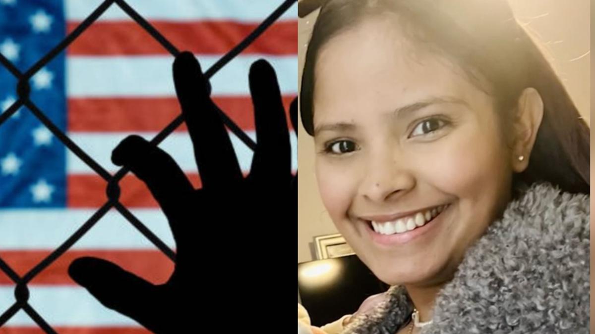 Ella está casada con un maestro, tiene un hijo y todavía la deportará de los Estados Unidos.

 – Desde dentro