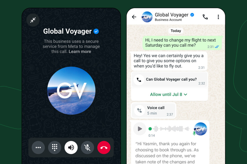 WhatsApp permite que las empresas las llamen directamente. La pregunta es si será otro nido de spam

 – Desde dentro