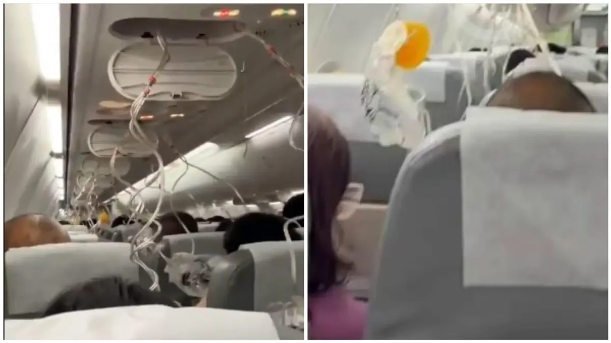 Videos de pánico en Japan Airlines que tuvieron que aterrizar situaciones de emergencia con 191 personas a bordo

 – Desde dentro