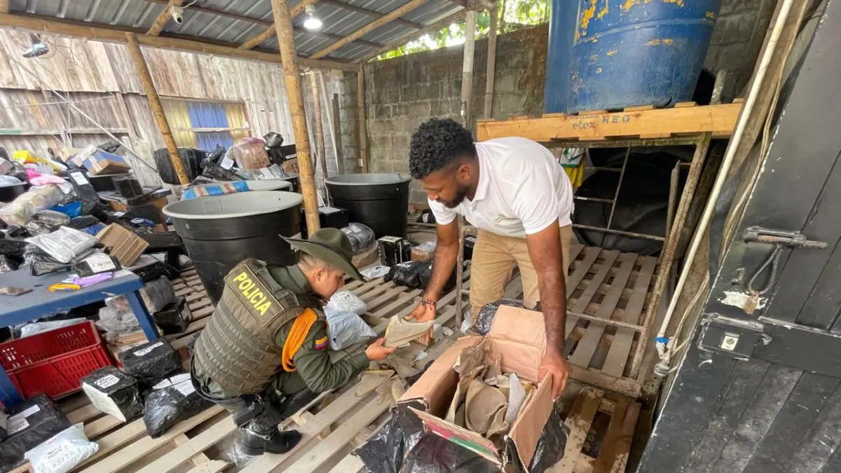 El paquete proviene de La Guajira

 – Desde dentro