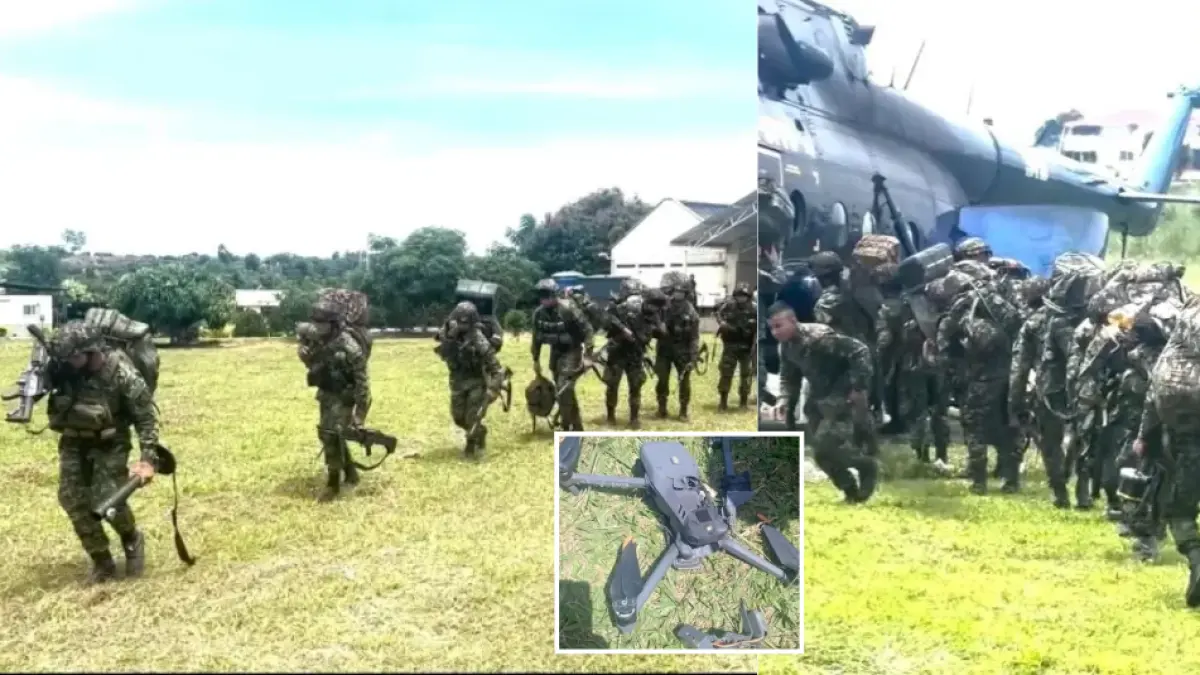 El ejército herido por el ataque de drones en el sur de Bolívar fue trasladado con un helicóptero a Bucaramanga: esto es conocido

 – Desde dentro