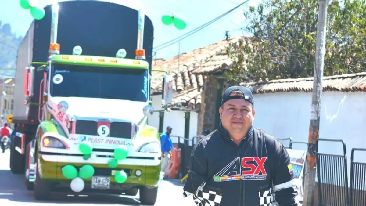 Carlos Rodríguez, «Mulero», que intentará mantener la corona de la competencia nacional de Tractomulas National, en Samacá (Boyacá)

 – Desde dentro