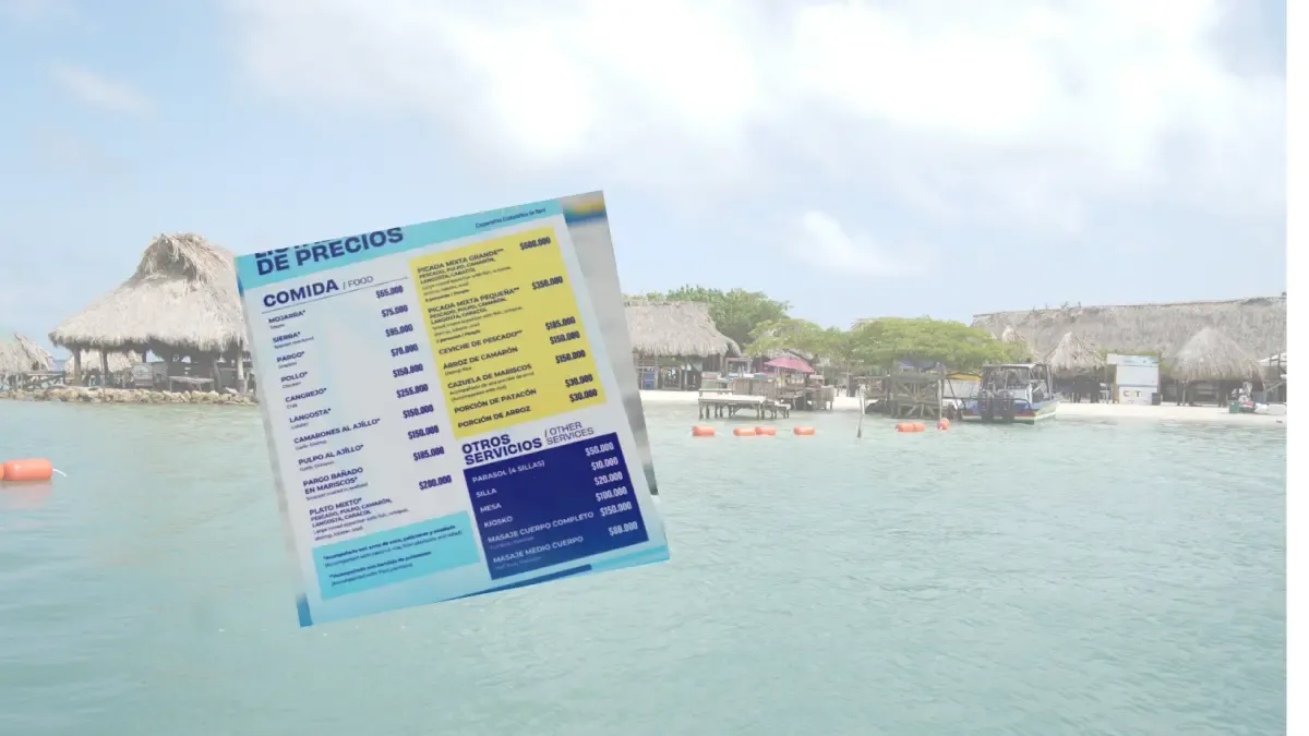 Nueva lista de precios oficial en Cholón sublefre controversia: Limonade cuesta $ 50,000, agua de coco $ 30,000, ceviche $ 150,000

 – Desde dentro