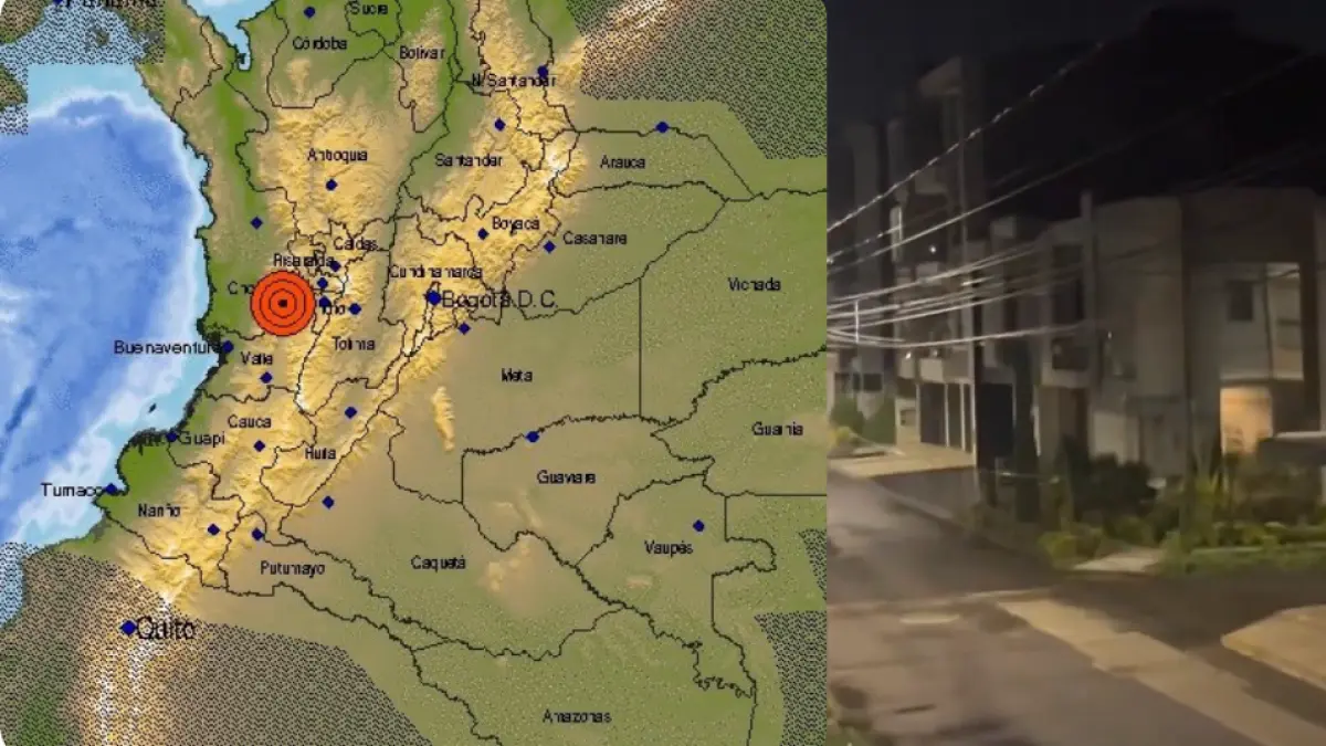 Películas de un terremoto fuerte 4.9 en el eje de todos y café

 – Desde dentro