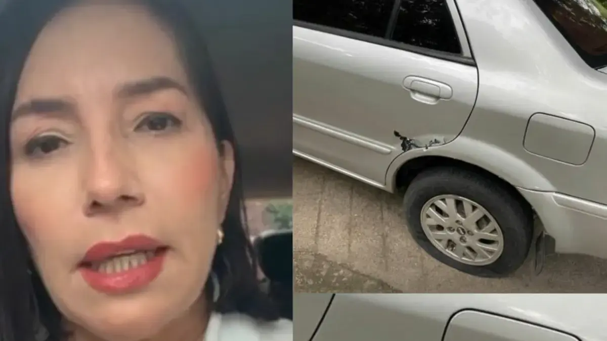 Siete balas golpearon el auto en el que viajó

 – Desde dentro