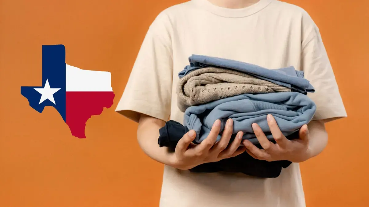 También puede ir a la ropa en Texas en algunos lugares específicos.

 – Desde dentro