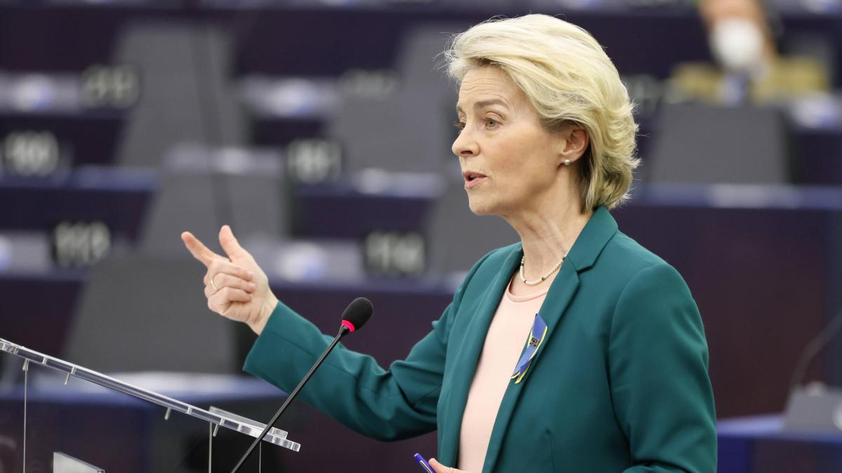 Ursula Von der Leyen, presidenta de la Comisión Europea, ve la entrada de Ucrania en la UE como una «garantía clave de seguridad»

 – Desde dentro