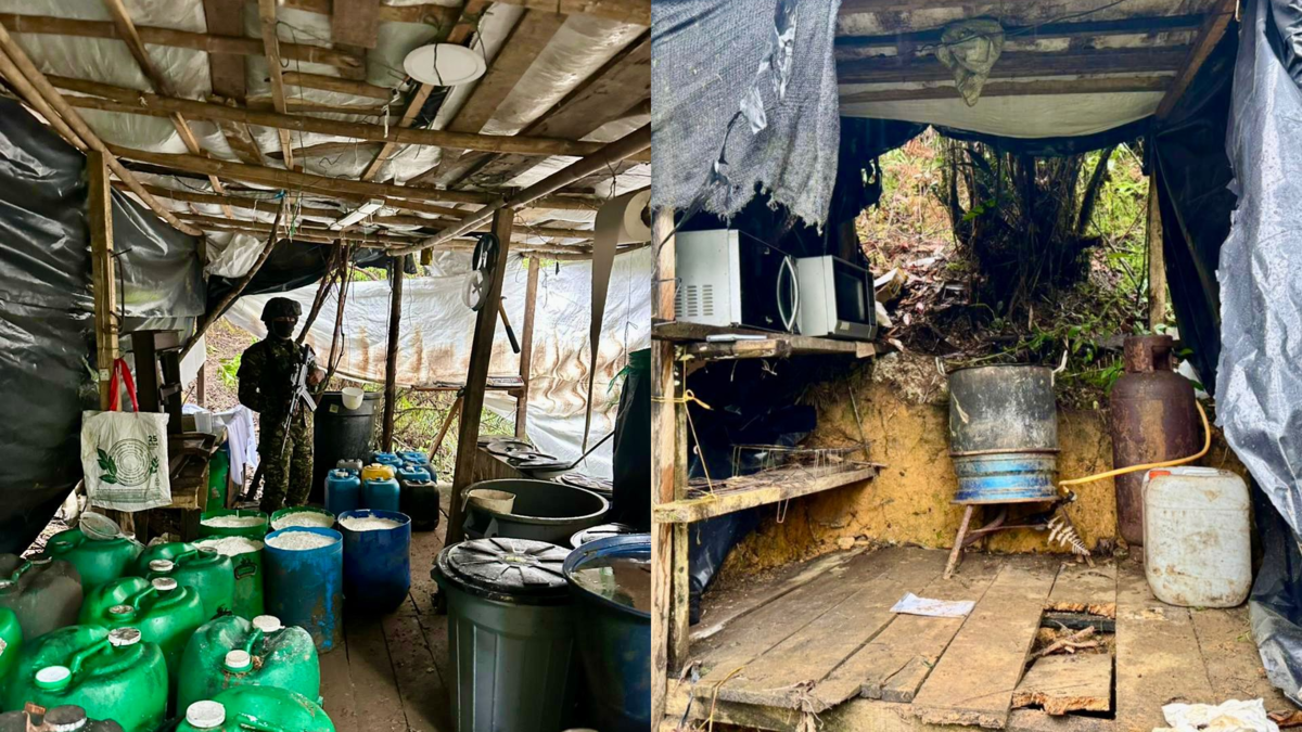 Producía una tonelada de cocaína al mes.

 – Desde dentro