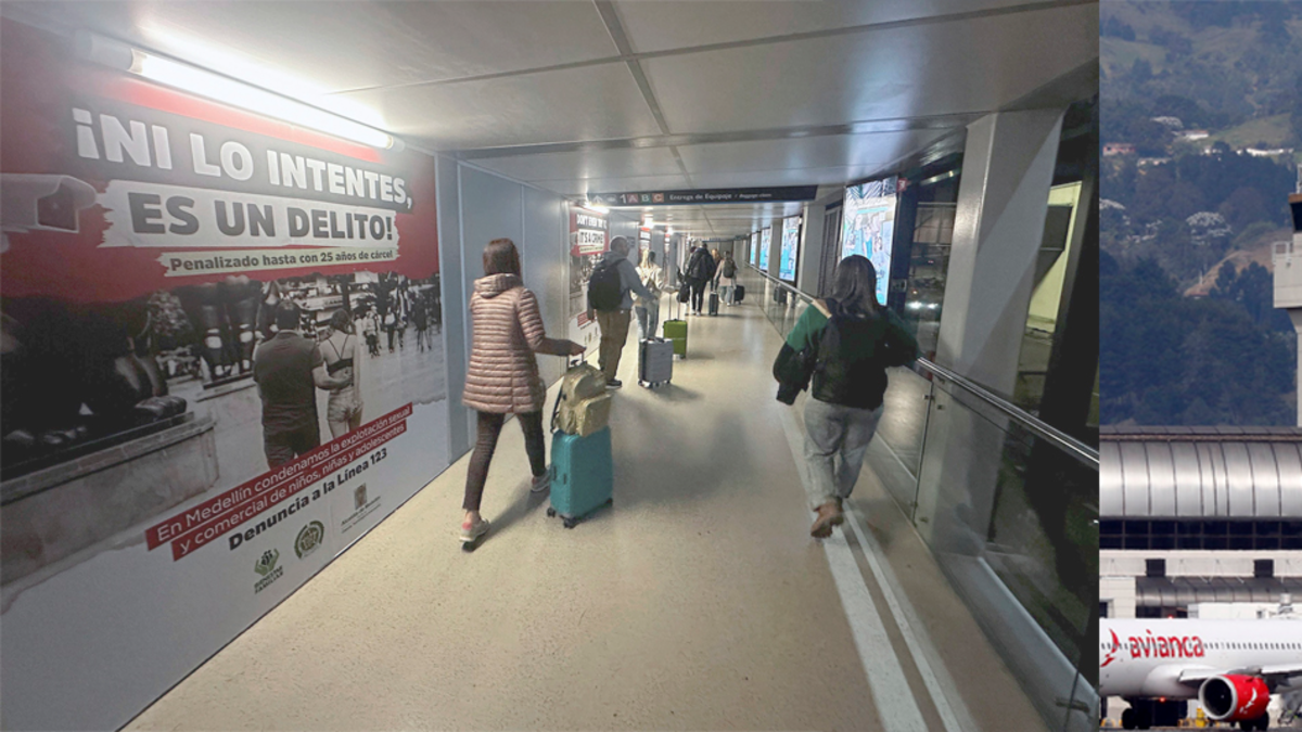 A 70 extranjeros no se les permitió el ingreso al aeropuerto de Rionegro por riesgo de explotación sexual

 – Desde dentro