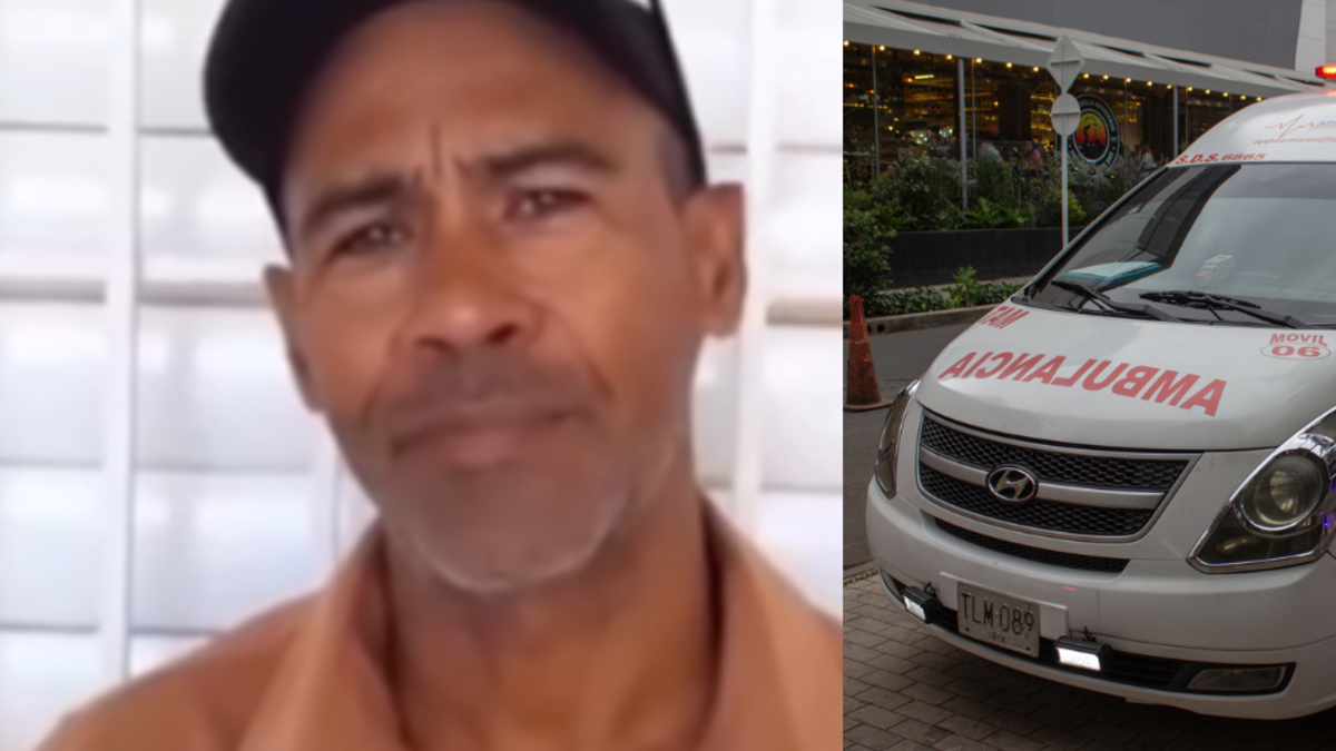 La disculpa del conductor de una ambulancia que paró a comer en medio de una emergencia.

 – Desde dentro