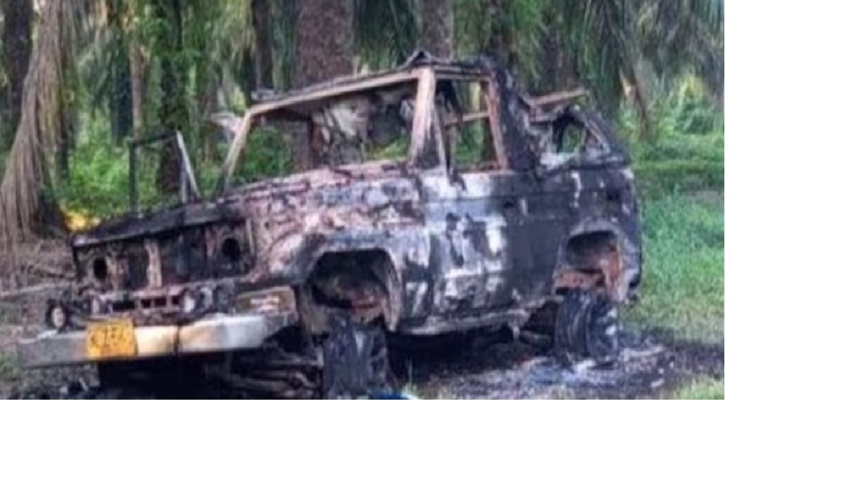 Hombres brutales asesinan a un comerciante y queman el vehículo

 – Desde dentro