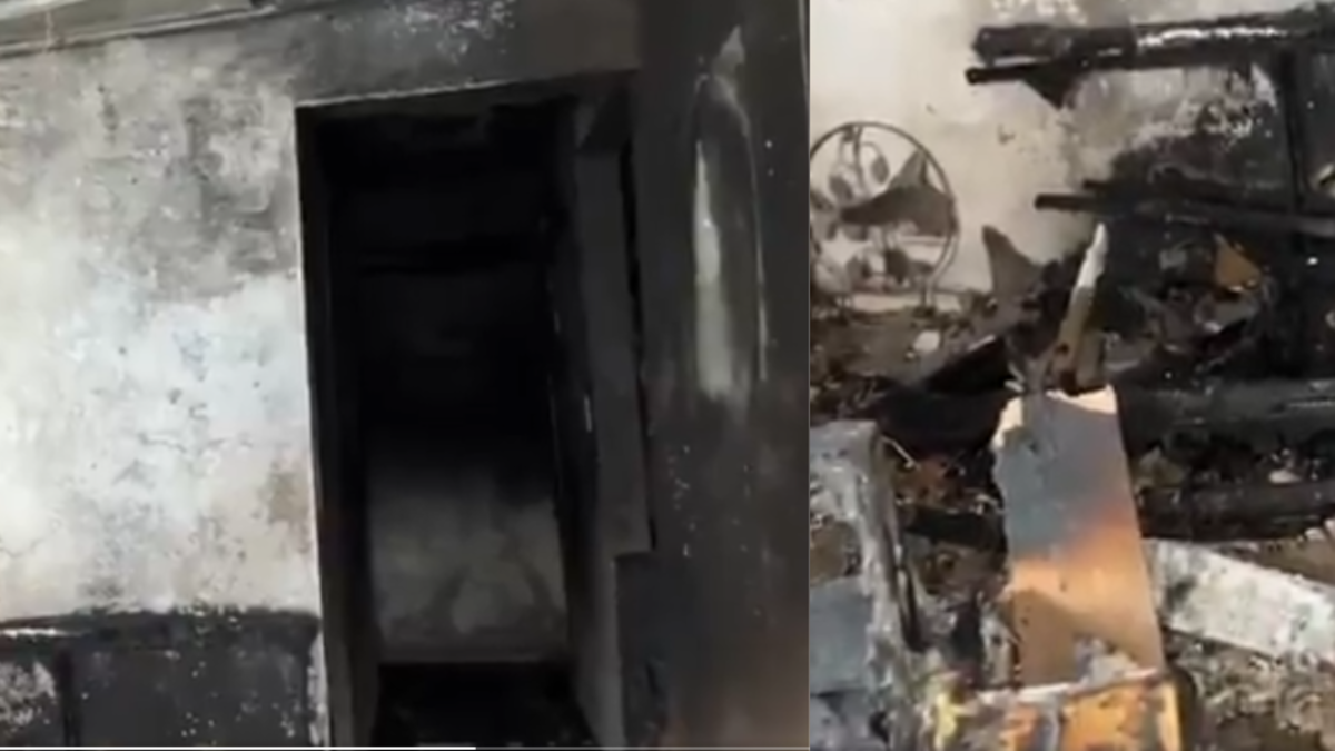 Así quedó la casa en Medellín que estalló en llamas por falla en el alumbrado navideño: tres niños permanecen internados en UCI

 – Desde dentro