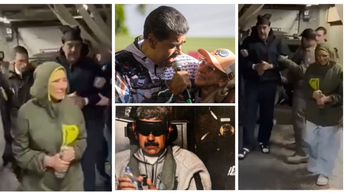 Se revelan los primeros retratos de Nicolás Maduro y su esposa Cilia Flores durante su primera audiencia en Nueva York

 – Desde dentro