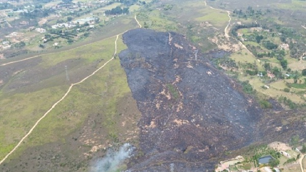 casas sobrevivieron al incendio

 – Desde dentro