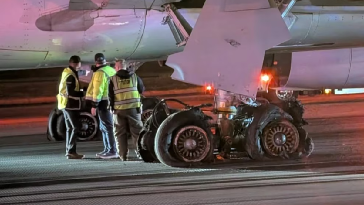 Una puerta se cayó después del choque.

 – Desde dentro