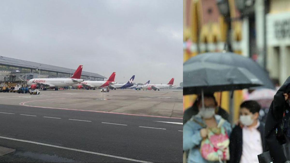 Aeropuerto El Dorado pidió a pasajeros revisar sus vuelos por condiciones climáticas en Bogotá

 – Desde dentro