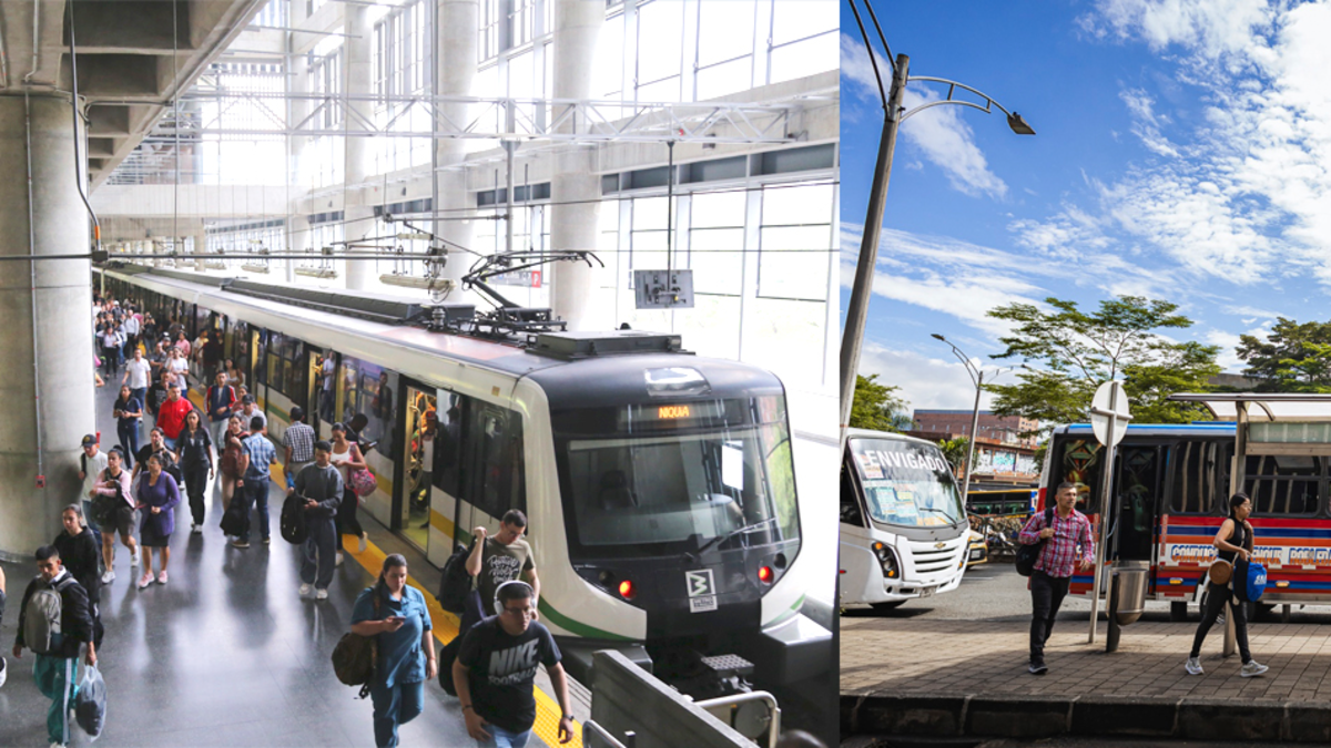 Estas son las nuevas tarifas del metro y autobuses públicos de Medellín y su aglomeración para 2026

 – Desde dentro