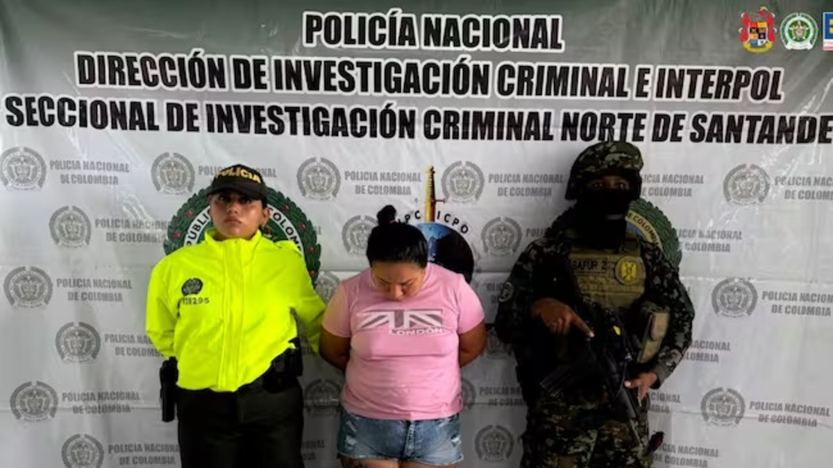 Una mujer fue capturada en Cúcuta con una granada y municiones en sus manos de un grupo armado del orden: ¿Quién es?

 – Desde dentro