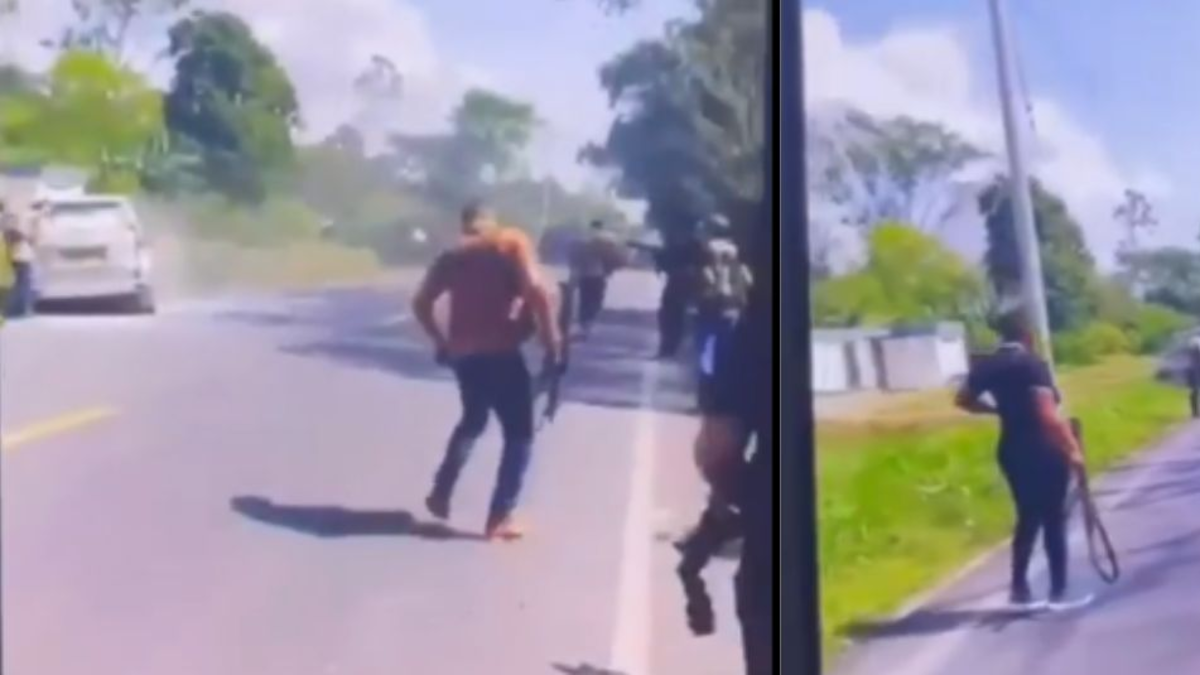 Puedes ver las caras de los criminales.

 – Desde dentro