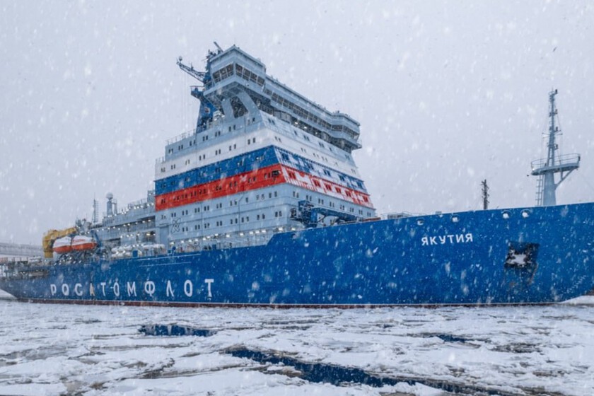 Este es el rompehielos más moderno de la flota rusa.

 – Desde dentro