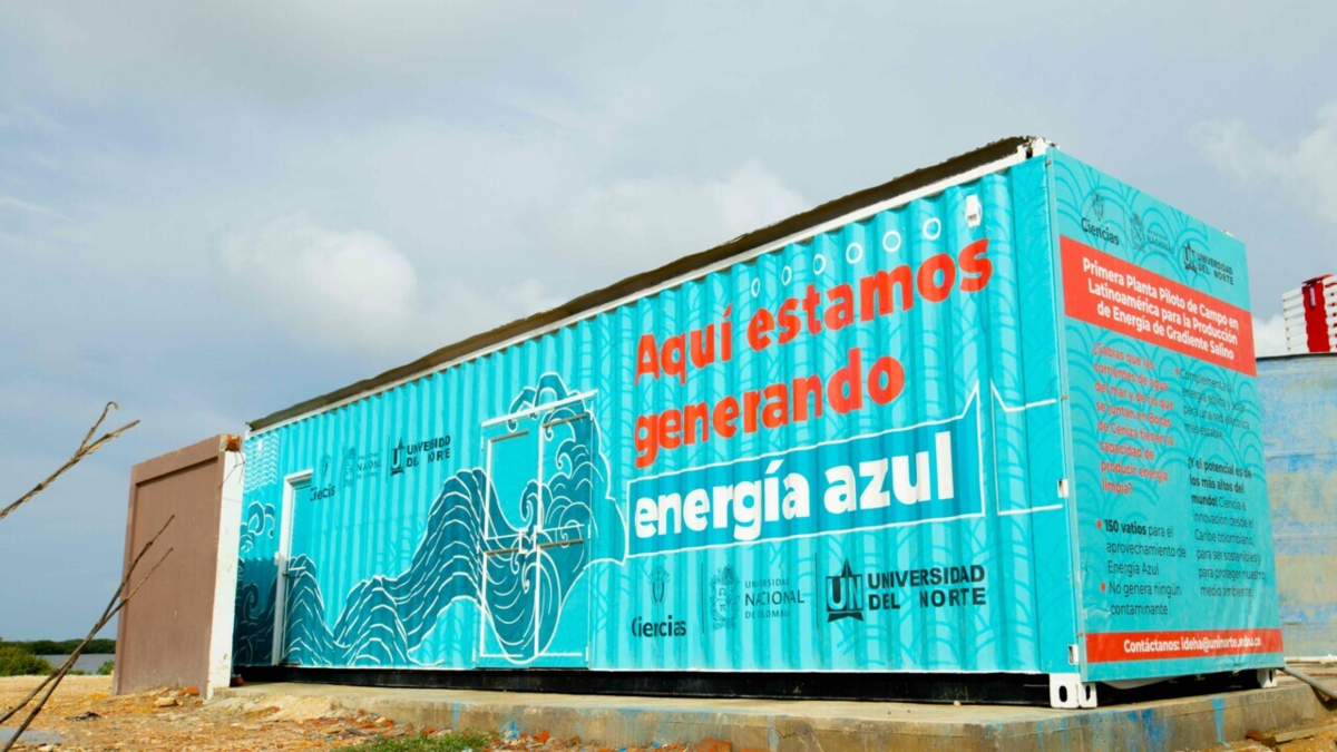 En Bocas de Ceniza prueban nueva energía renovable que convierte una mezcla de agua dulce y salada en electricidad

 – Desde dentro