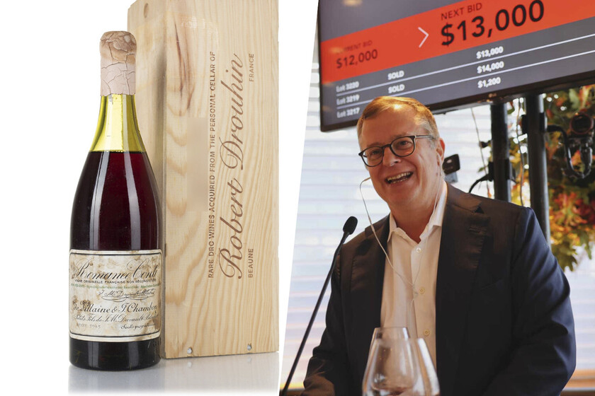 una botella se vendió por 700.000 euros

 – Desde dentro