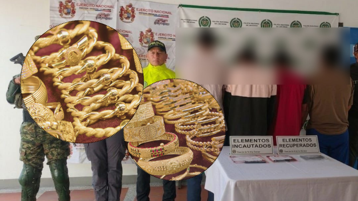 Así robaron joyas de oro en Santander

 – Desde dentro