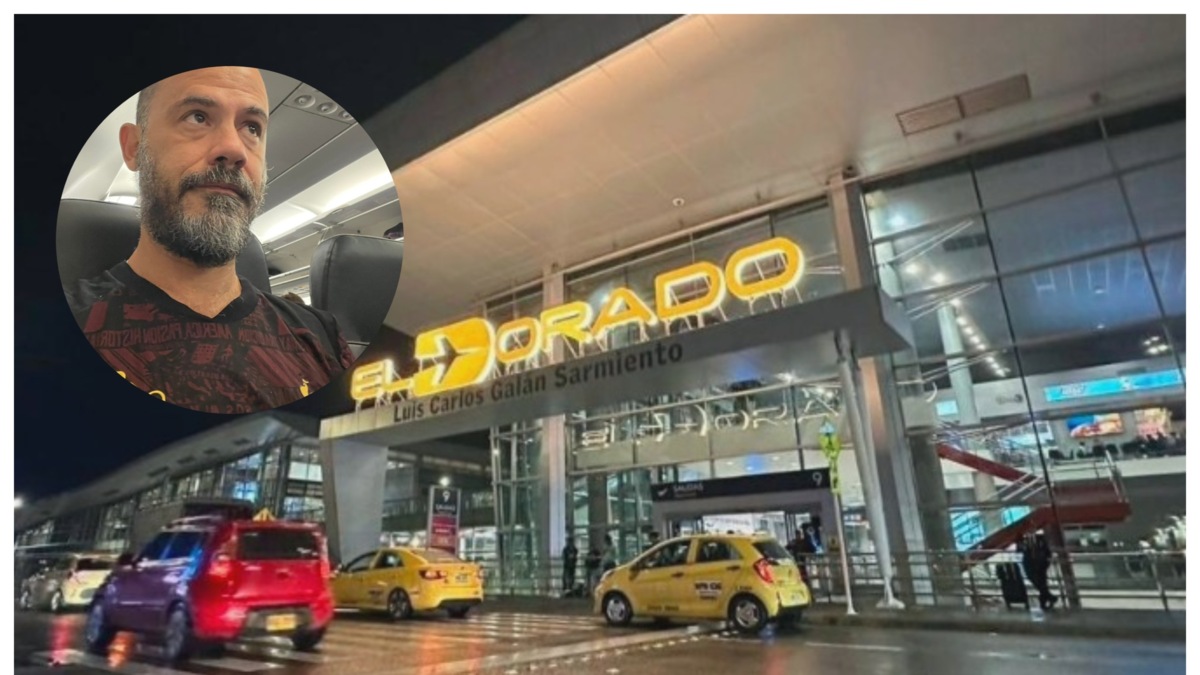 Indignación por el ataque de un presunto hincha de Cali a un periodista que escribía sobre América en el aeropuerto El Dorado de Bogotá

 – Desde dentro