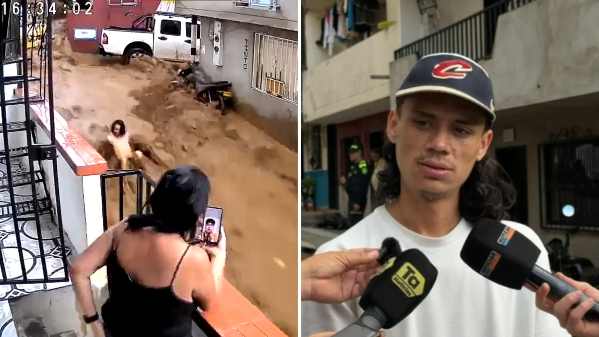 La increíble historia de un joven que fue arrastrado por un arroyo inundado en Manrique, Medellín, mientras intentaba salvar su motocicleta

 – Desde dentro
